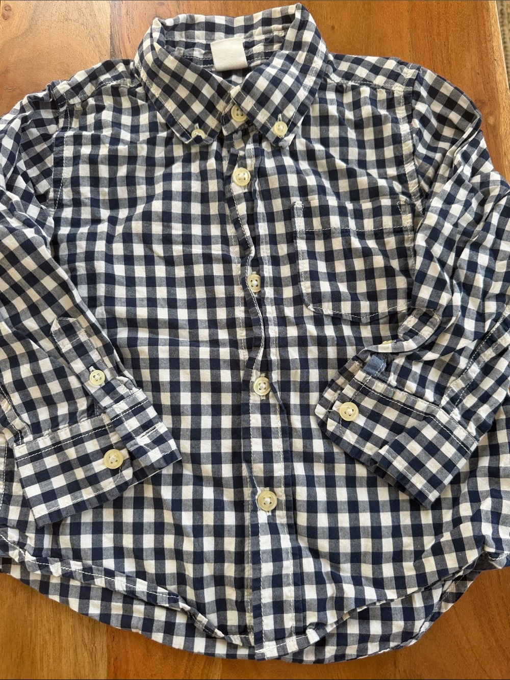 NWOT GAP Gingham Button-Down Shirt
